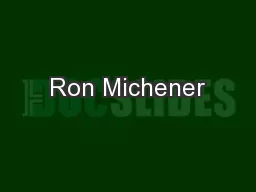 Ron Michener