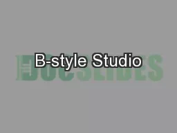 B-style Studio