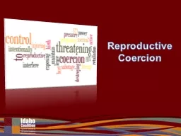Reproductive Coercion