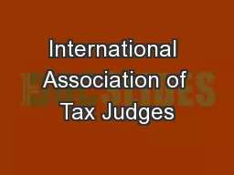 International Association of Tax Judges