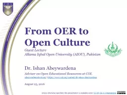 From OER to