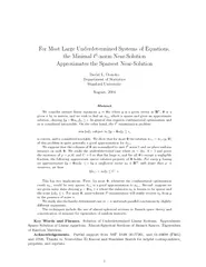 For Most Large Underdetermined Systems of Equations th