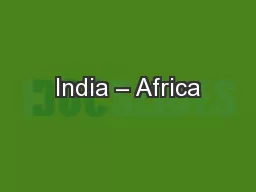 India – Africa