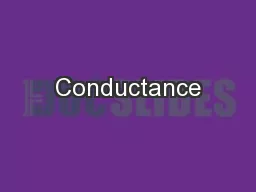 Conductance