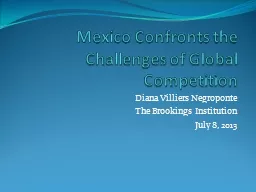 Mexico Confronts the Challenges of Global Competition