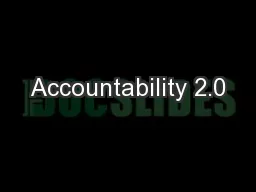Accountability 2.0
