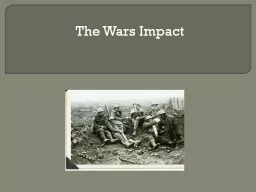 The Wars Impact