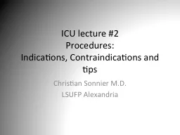 ICU lecture #2