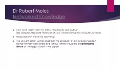 Dr Robert Moles