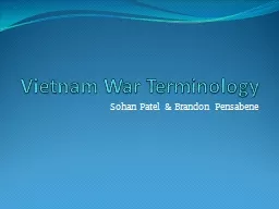 Vietnam War Terminology