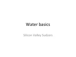 Water basics