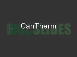 CanTherm