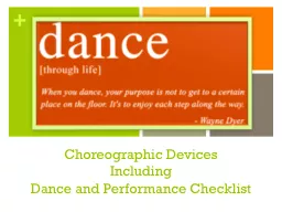 Choreographic Devices