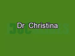 Dr  Christina