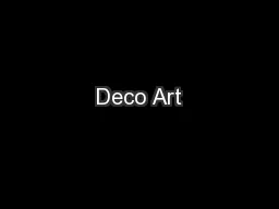 Deco Art