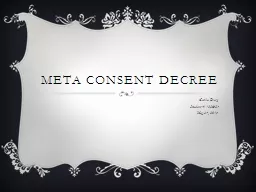 Meta Consent Decree