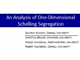 An Analysis of One-Dimensional Schelling Segregation
