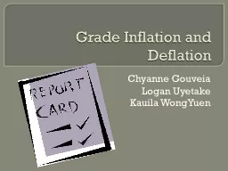 Grade Inflation and Deflation