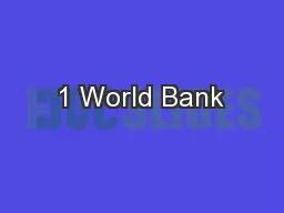 1 World Bank