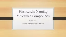 Flashcards: Naming Molecular Compounds