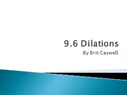 9.6 Dilations