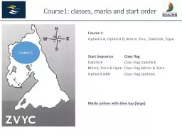 Course1: classes, marks and start order
