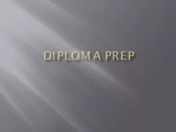 Diploma Prep