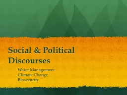Social & Political Discourses