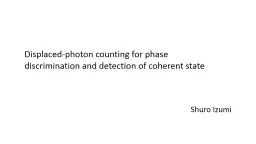 Displaced-photon counting for coherent optical communicatio