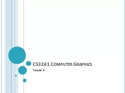 CS3241 Computer Graphics