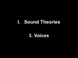 Sound Theories