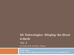 CA Technologies: Bringing the Cloud to Earth