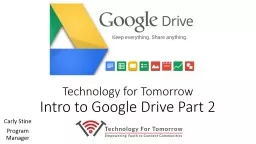Technology for Tomorrow