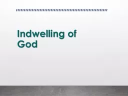 Indwelling of God