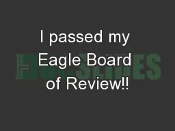 I passed my Eagle Board of Review!!