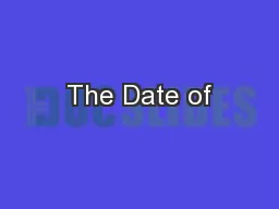 The Date of