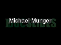 Michael Munger