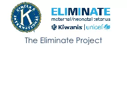 The Eliminate Project