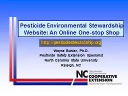 Pesticide Environmental Stewardship Website: An Online One-