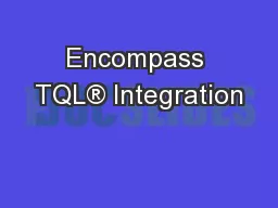 Encompass TQL® Integration