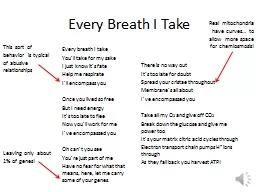 Every Breath I Take