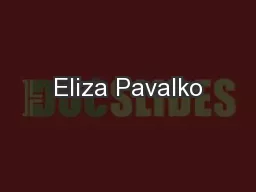 Eliza Pavalko