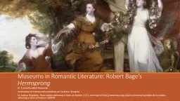 Museums in Romantic Literature: Robert Bage’s