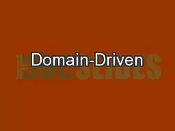 Domain-Driven