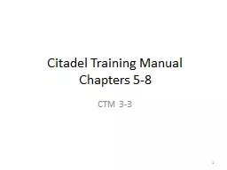 Citadel Training Manual