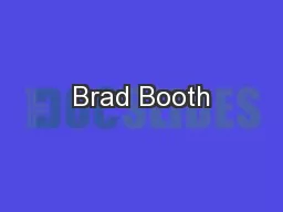 Brad Booth