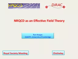 NRQCD as an Effective Field Theory