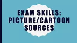 Exam Skills: Paper One: questions
