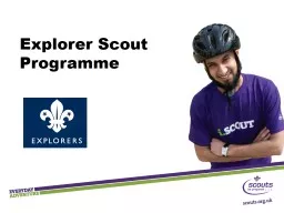 Explorer Scout Programme