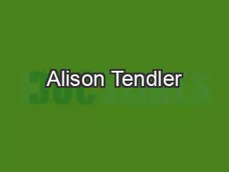 Alison Tendler